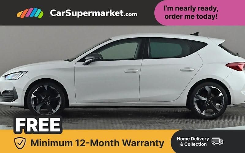Used Cupra Leon 150 HP (110 kW) 2023 White Hatchback