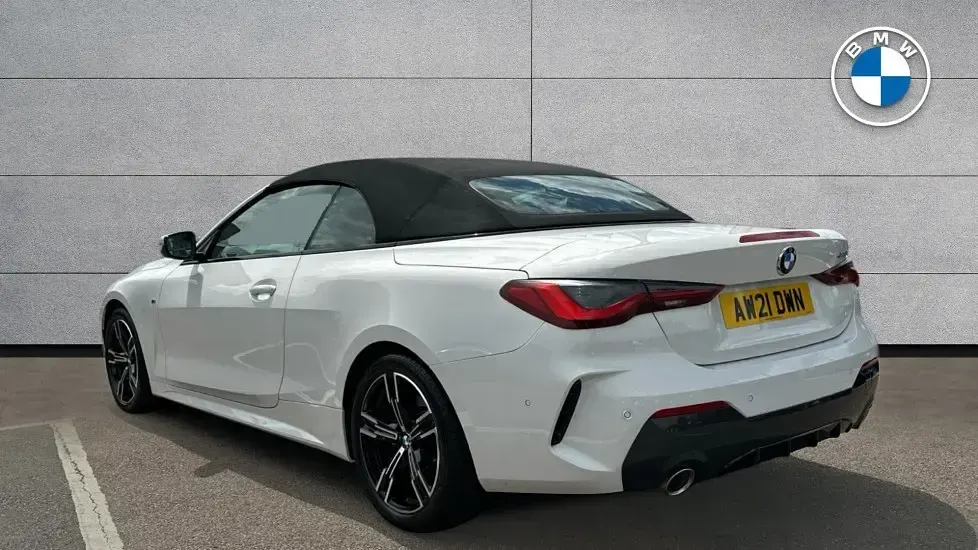 Used BMW 420 Cabriolet M Sport 181 HP (133 kW) 2021 White Cabriolet