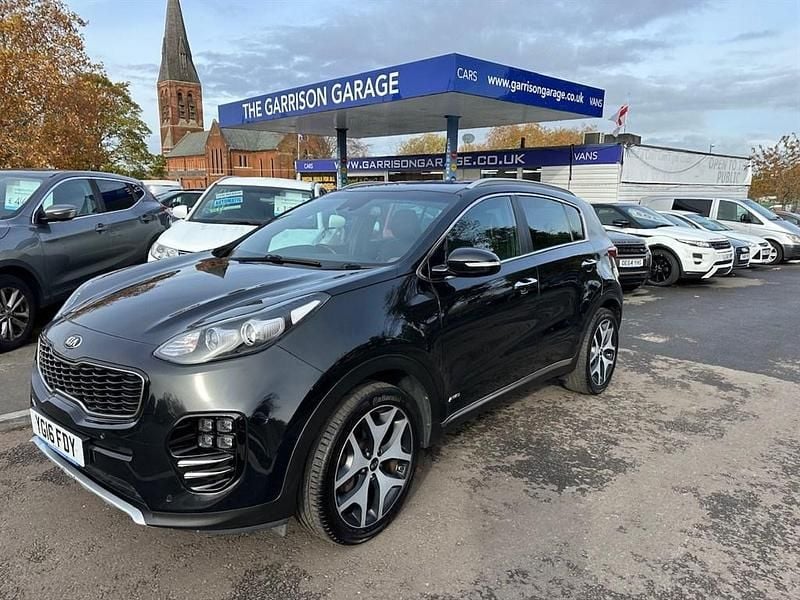 Black Used 2016 Kia Sportage GT-Line SUV | £9,999 (Fair price) - Image 1/4