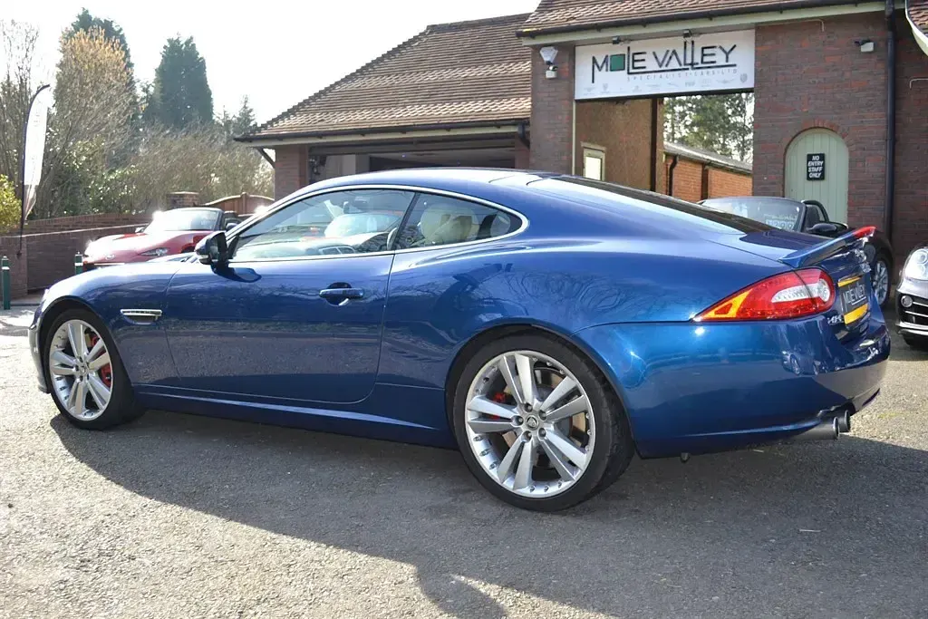Used Jaguar XKR Supercharged 510 HP (375 kW) 2012 Kynate blue Coupe
