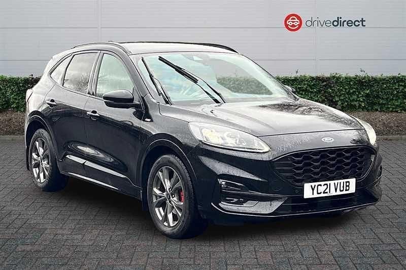 Black Used 2021 Ford Kuga ST-Line SUV | £16,529 (Good price) - Image 1/4