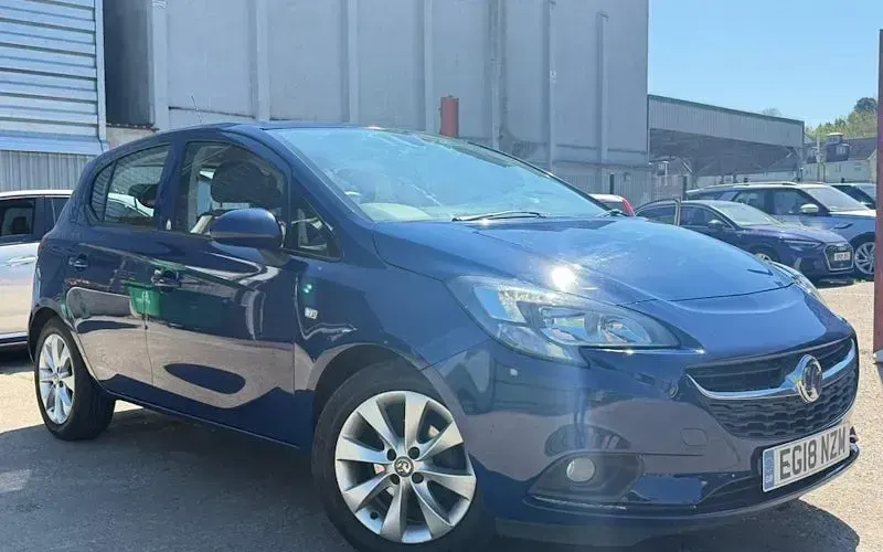 Begagnad Vauxhall Corsa 90 HK (66 kW) 2018 Blå Halvkombi