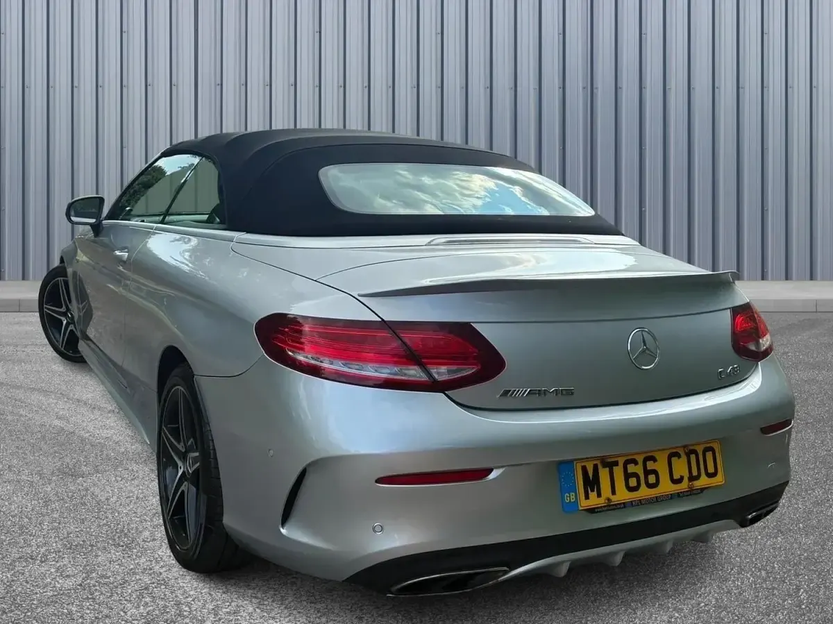 Used Mercedes C43 AMG Premium Plus 361 HP (265 kW) 2016 Silver Cabriolet