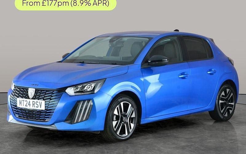 Used Peugeot 208 Allure 101 HP (74 kW) 2024 Blue Hatchback