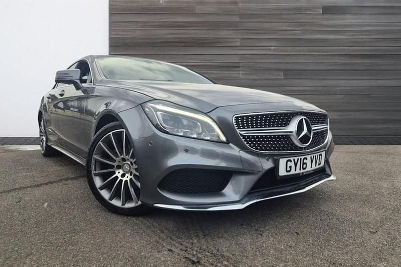 Used Mercedes CLS220 AMG Line Premium 177 HP (130 kW) 2016 Grey Coupe