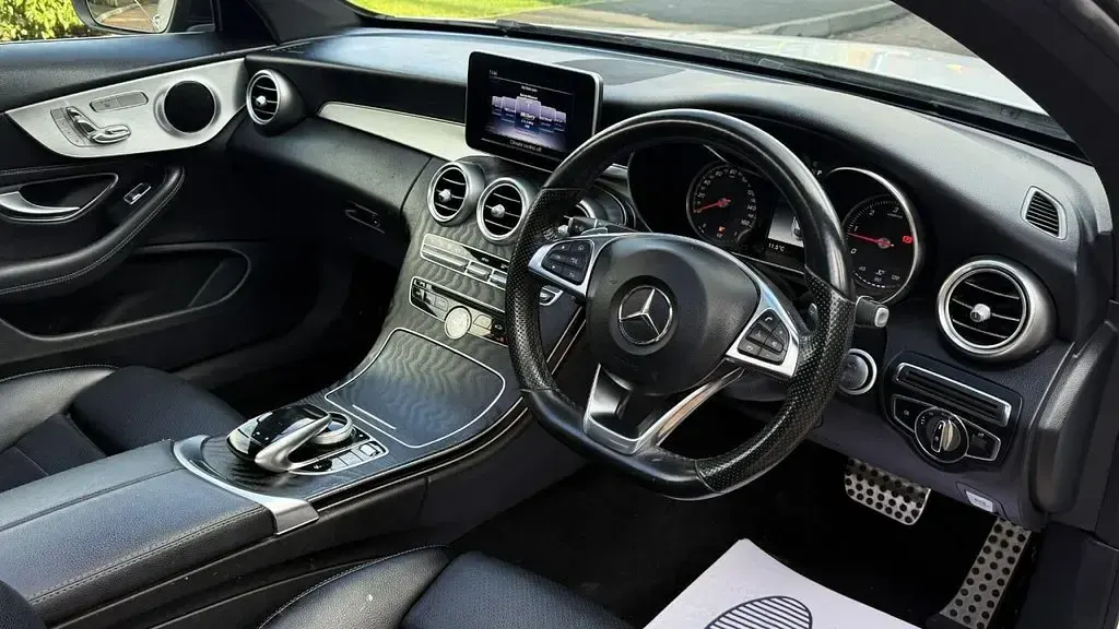 Used Mercedes C220 AMG Line Premium 2017 White Coupe