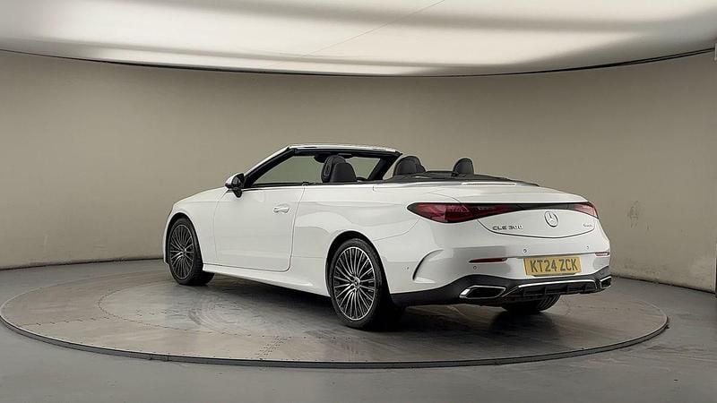 Used Mercedes CLE300 AMG line 2024 Opalite white Cabriolet