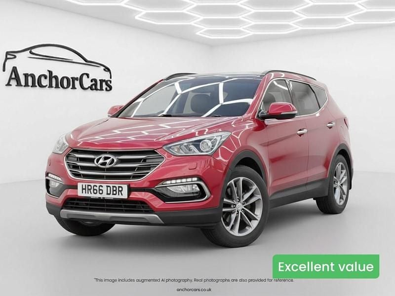 Used Hyundai Santa Fe Premium SE 200 HP (147 kW) 2016 Red SUV