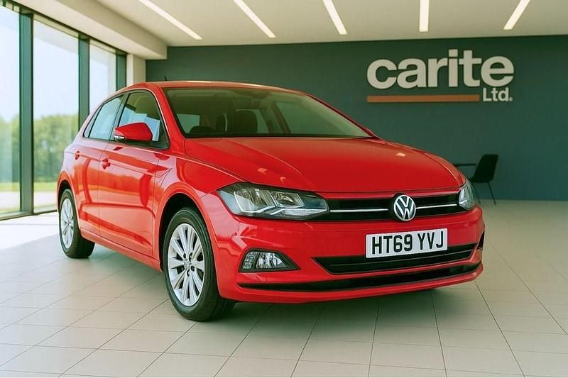 Red Used 2020 VW Polo SEL Hatchback | £12,495 (Fair price) - Image 1/2