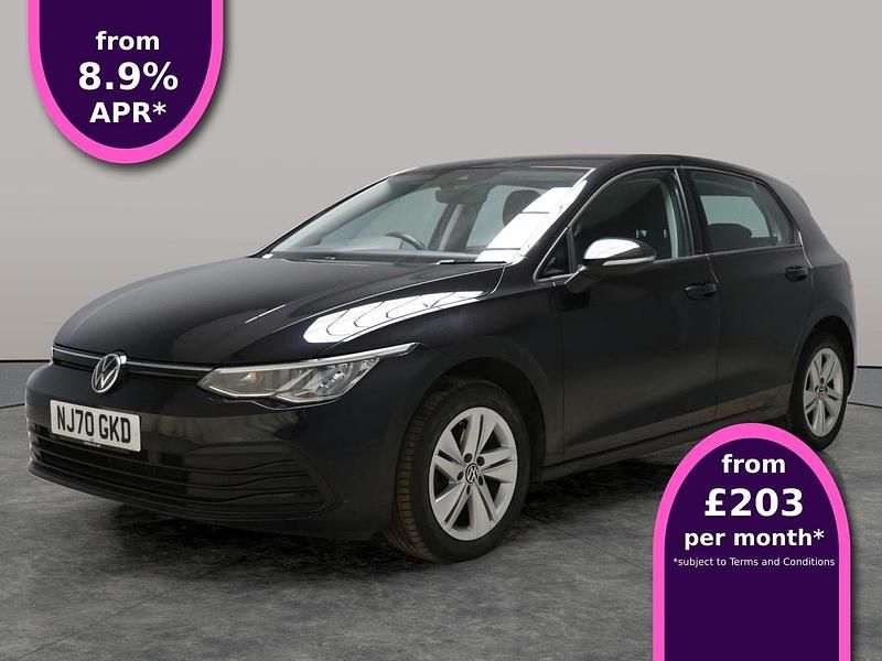 Black Used 2020 VW Golf VII Life Hatchback | £14,717 (Good price) - Image 1/3
