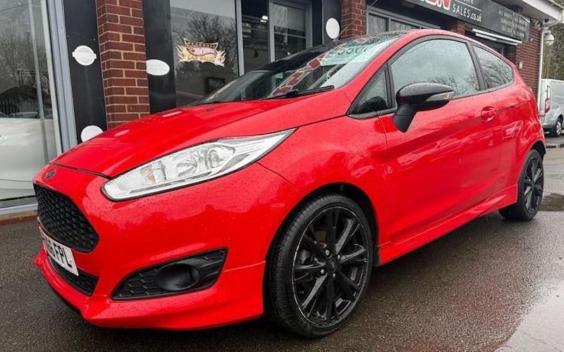 Second-hand Ford Fiesta ST-Line 140 CP (102 kW) 2017 Roșu Hatchback