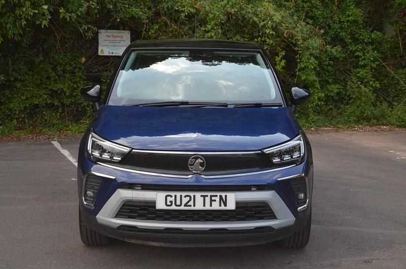 Used Vauxhall Crossland Elite 109 HP (80 kW) 2021 Blue SUV