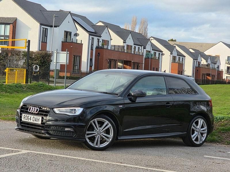Used Audi A3 S-Line 2014 Black Hatchback