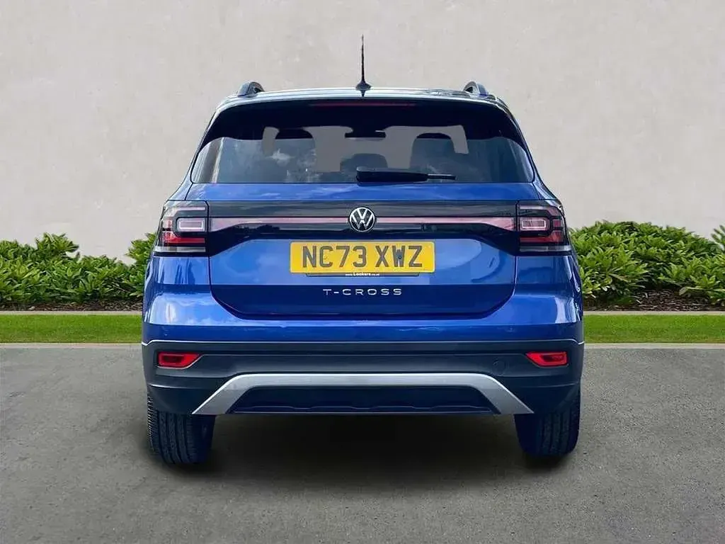 Used VW T-Cross Black Edition 110 HP (80 kW) 2023 Blue SUV