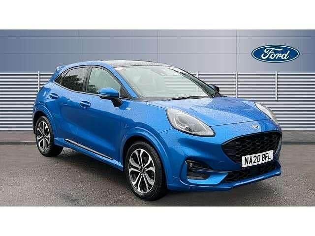 Blue Used 2020 Ford Puma Gen-E ST-Line SUV | £12,287 (Fair price) - Image 1/4