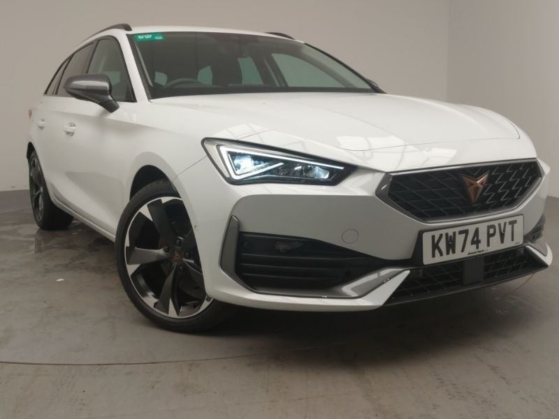 White New 2024 Cupra Leon Estate | £23,998 (Good price) - Image 1/4