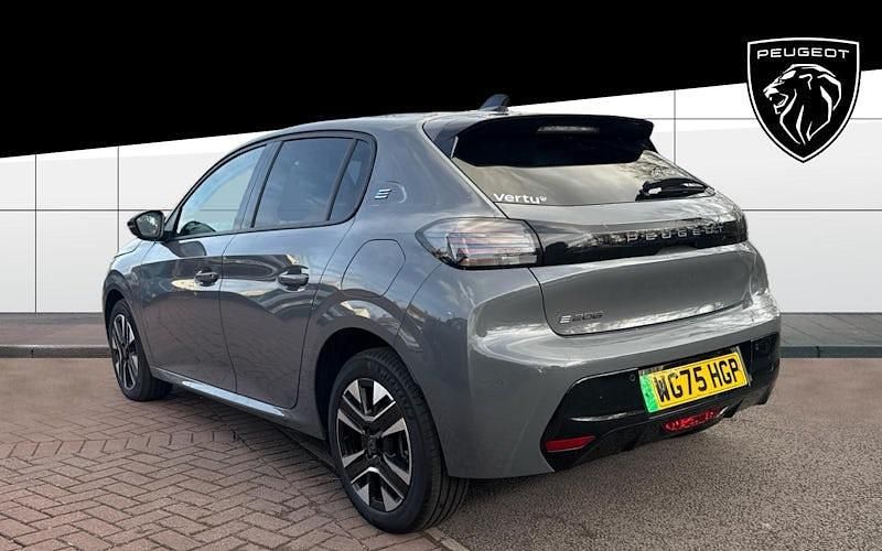 New Peugeot e-208 Allure 100 kW (136 HP) 2025 Grey Hatchback