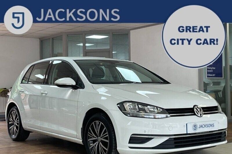 White Used 2018 VW Golf VII SE Hatchback | £10,980 (Fair price) - Image 1/1