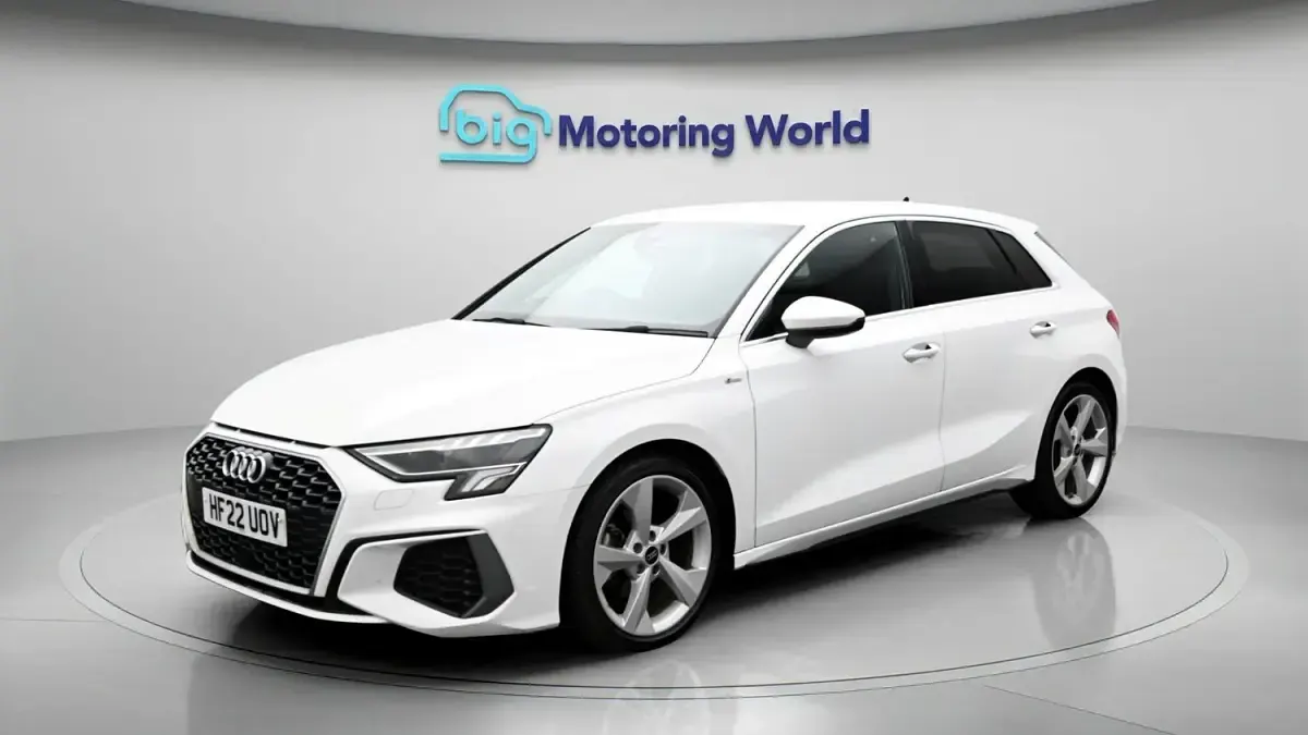 Used Audi A3 Sportback S-Line 2022 White Hatchback