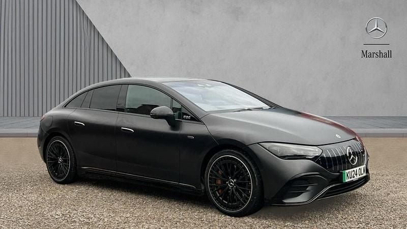 Manufaktur magno paint manufaktur graphite grey ma Used 2024 Mercedes EQE AMG 53 Edition Sedan | £61,480 (Expensive) - Image 1/4