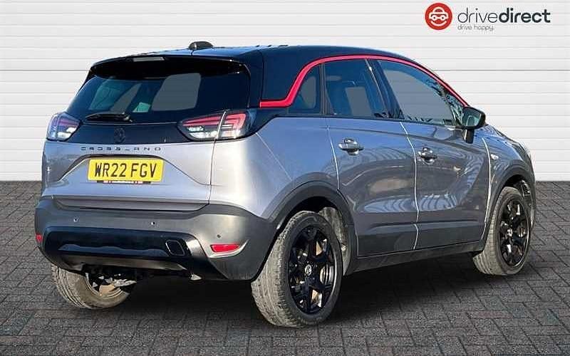 Used Vauxhall Crossland GS Line 110 HP (80 kW) 2022 Grey SUV