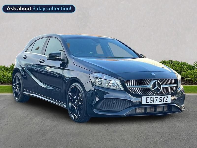 Black Used 2017 Mercedes A180 AMG line Hatchback | £9,899 (Fair price) - Image 1/4