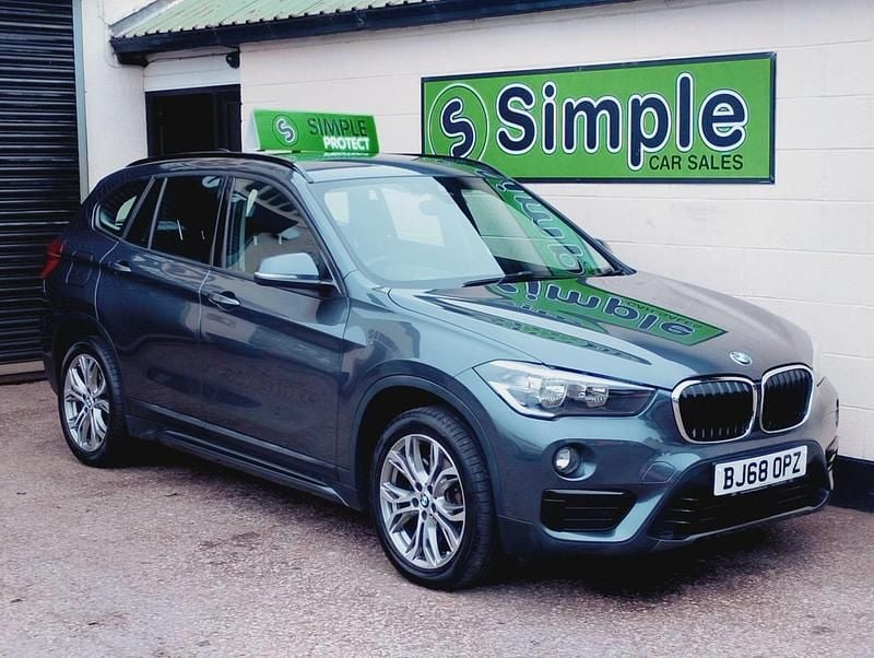 Black Used 2018 BMW X1 Sport Line SUV | £14,989 (Good price) - Image 1/4