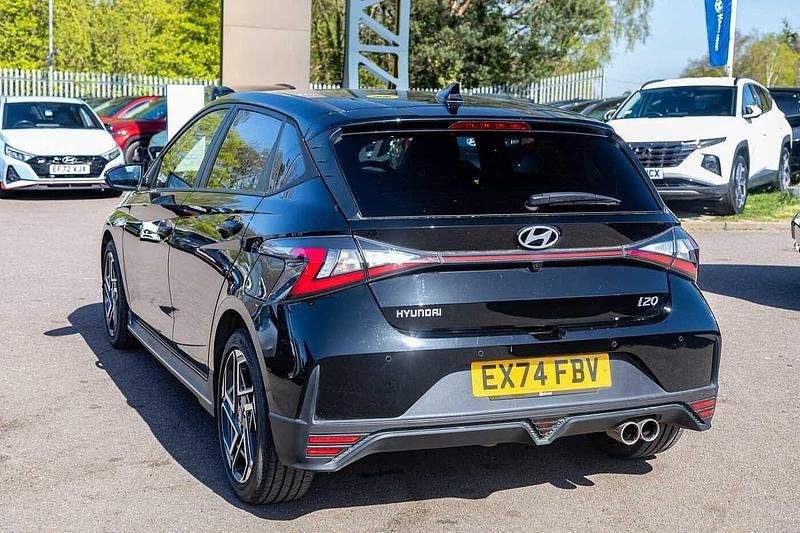 Used Hyundai i20 N Line 100 HP (73 kW) 2024 Black Hatchback