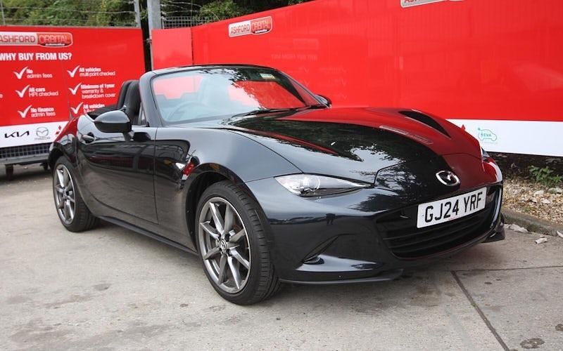 Black Used 2024 Mazda MX5 Exclusive-Line Cabriolet | £22,500 (Fair price) - Image 1/4