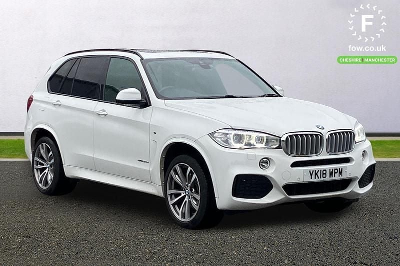 Used BMW X5 M Sport 231 HP (169 kW) 2018 White SUV