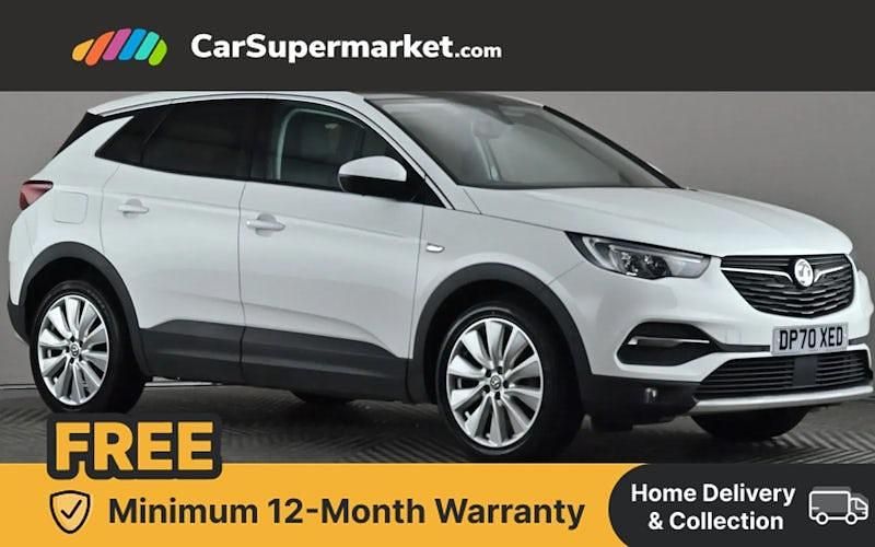 White Used 2020 Vauxhall Grandland X Elite SUV | £11,697 (Fair price) - Image 1/4