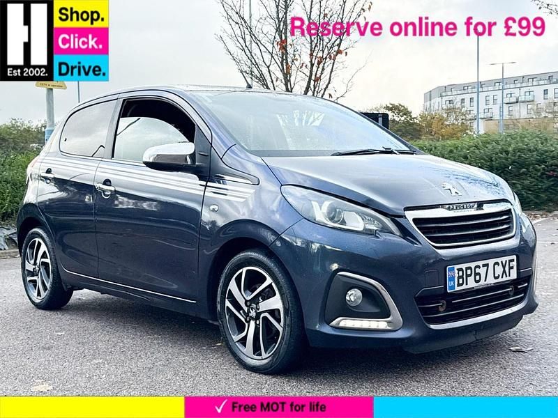 Blue Used 2018 Peugeot 108 Collection Hatchback | £4,710 (Super price) - Image 1/3