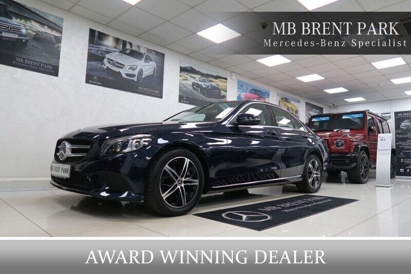 Blue Used 2018 Mercedes C200 Premium Sedan | £16,500 (Good price) - Image 1/3