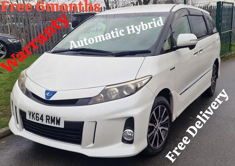 Used Toyota Estima Hybrid 2014 White Estate