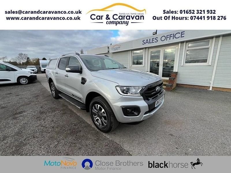 Silver Used 2022 Ford Ranger Wildtrack Pickup | £14,480 (Good price) - Image 1/4