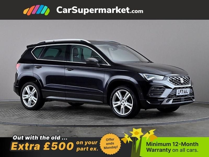 Used Seat Ateca FR 150 HP (110 kW) 2022 Black SUV