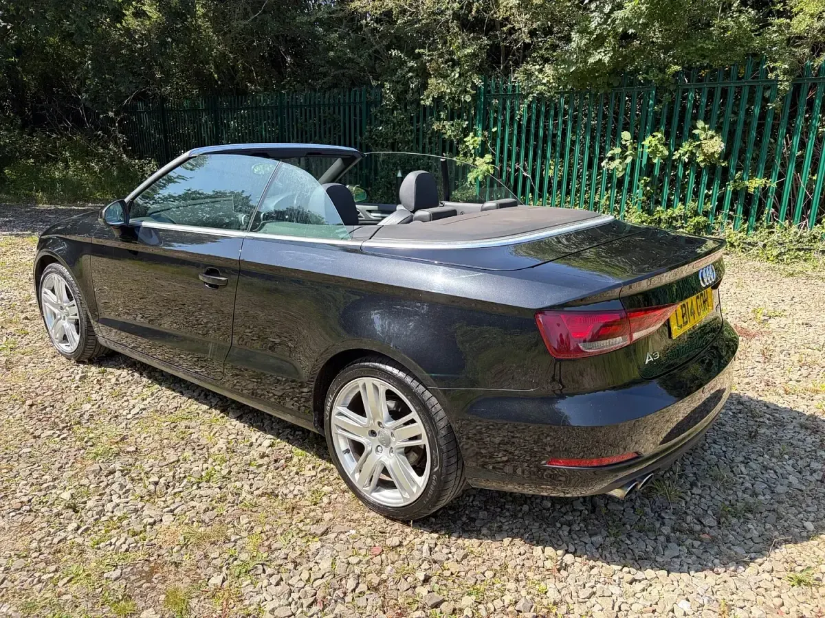 Used Audi A3 Cabriolet Sport 180 HP (132 kW) 2014 Midnight black Cabriolet