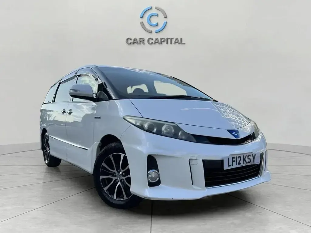 Used Toyota Estima Hybrid 2012 White MPV