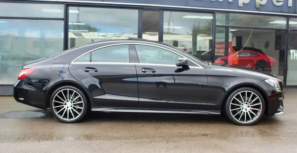 Used Mercedes CLS220 AMG line 177 HP (130 kW) 2017 Black Coupe