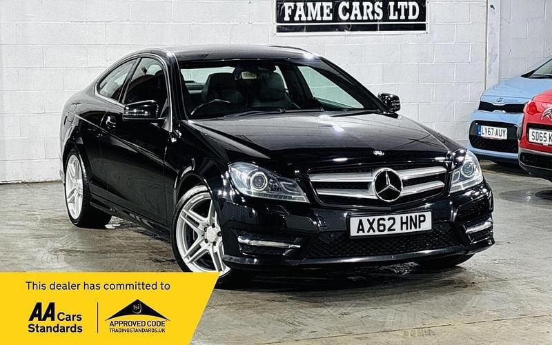 Black Used 2012 Mercedes C180 AMG Coupe | £5,500 (Good price) - Image 1/3