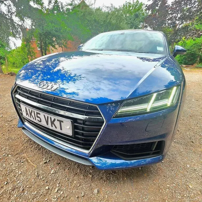 Used Audi TT S-Line 184 HP (135 kW) 2015 Blue Coupe