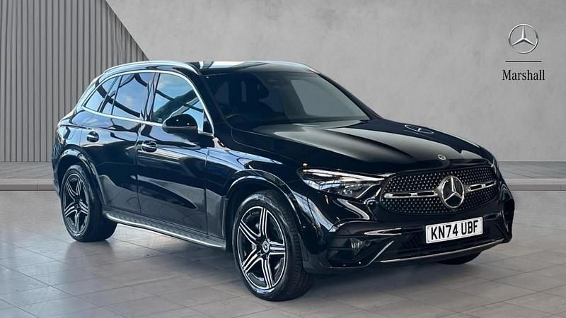 Obsidian black metallic Used 2024 Mercedes GLC300 AMG Line Premium SUV | £42,780 (Fair price) - Image 1/4