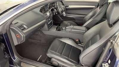 Used Mercedes E350 AMG line 258 HP (189 kW) 2017 Blue Coupe