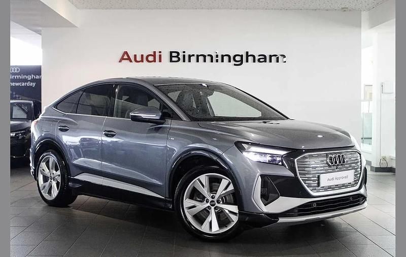 Blue Used 2022 Audi Q4 Sportback e-tron S-Line SUV | £29,000 - Image 1/4