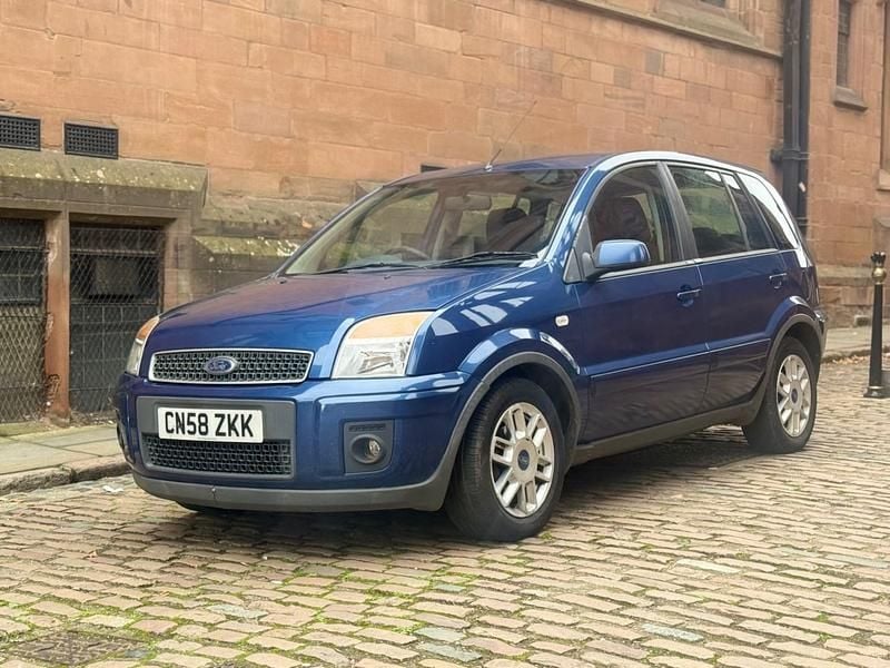 Used Ford Fusion Zetec 99 HP (72 kW) 2008 Blue Hatchback