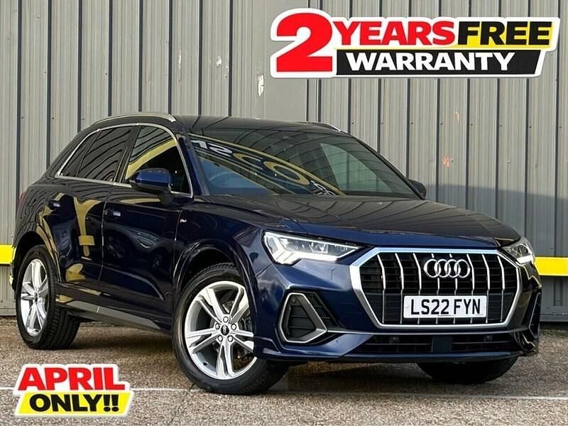 Used Audi Q3 S-Line 150 HP (110 kW) 2022 Blue SUV