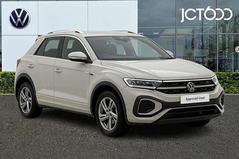 Grey Used 2023 VW T-Roc R-line SUV | £23,792 (Fair price) - Image 1/4