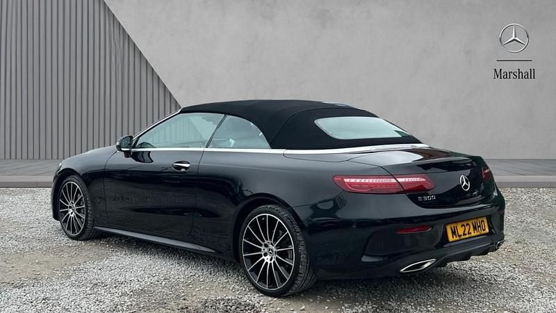 Used Mercedes E300 AMG line 258 HP (189 kW) 2022 Obsidian black metallic