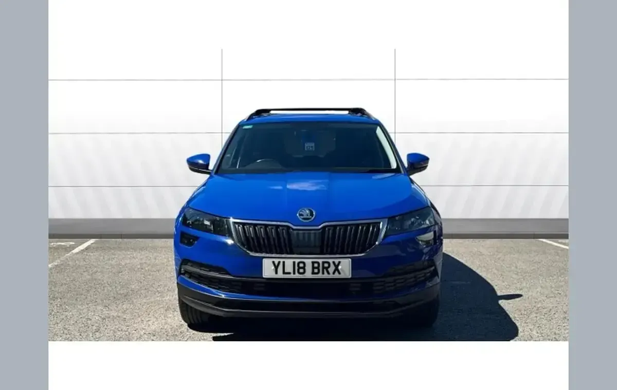Used Skoda Karoq SE 150 HP (110 kW) 2018 Blue SUV