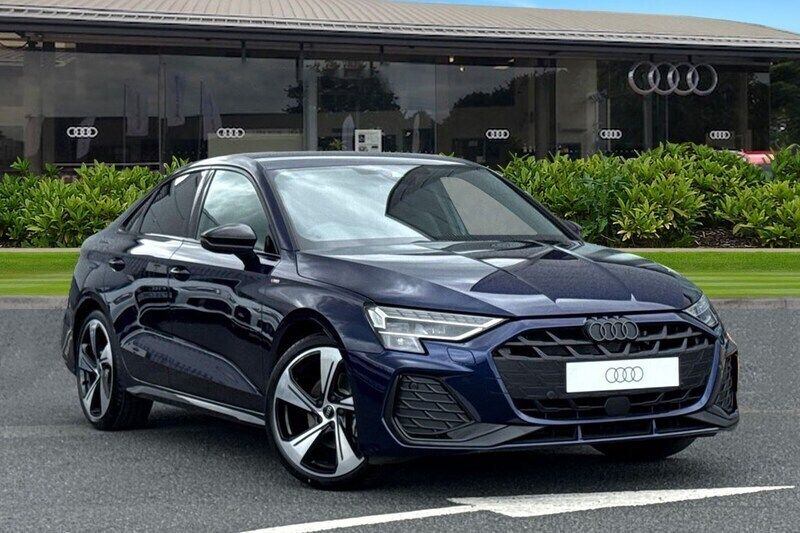 Blue New 2025 Audi A3 Black Edition Sedan | £36,745 (Fair price) - Image 1/4